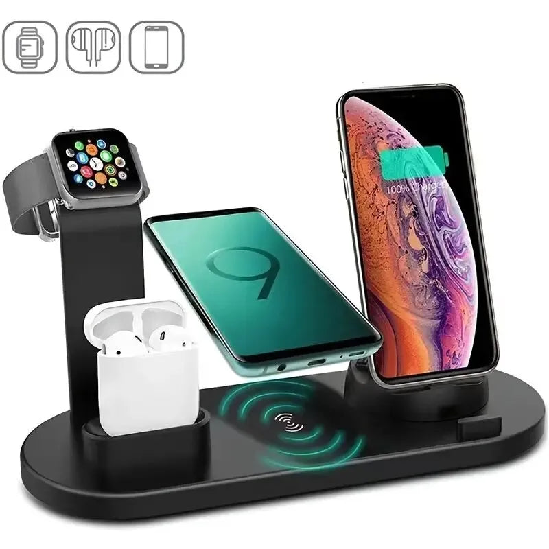 5-in-1 Wireless Charging Station for iPhone, Apple Watch & AirPods