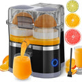 Portable Dual Head Electric Citrus Juicer – Squeeze Two Fruits at Once