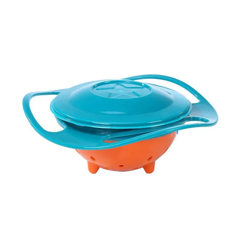 360° Spill-Proof Gyro Bowl for Kids - Universal Self-Feeding Bowl
