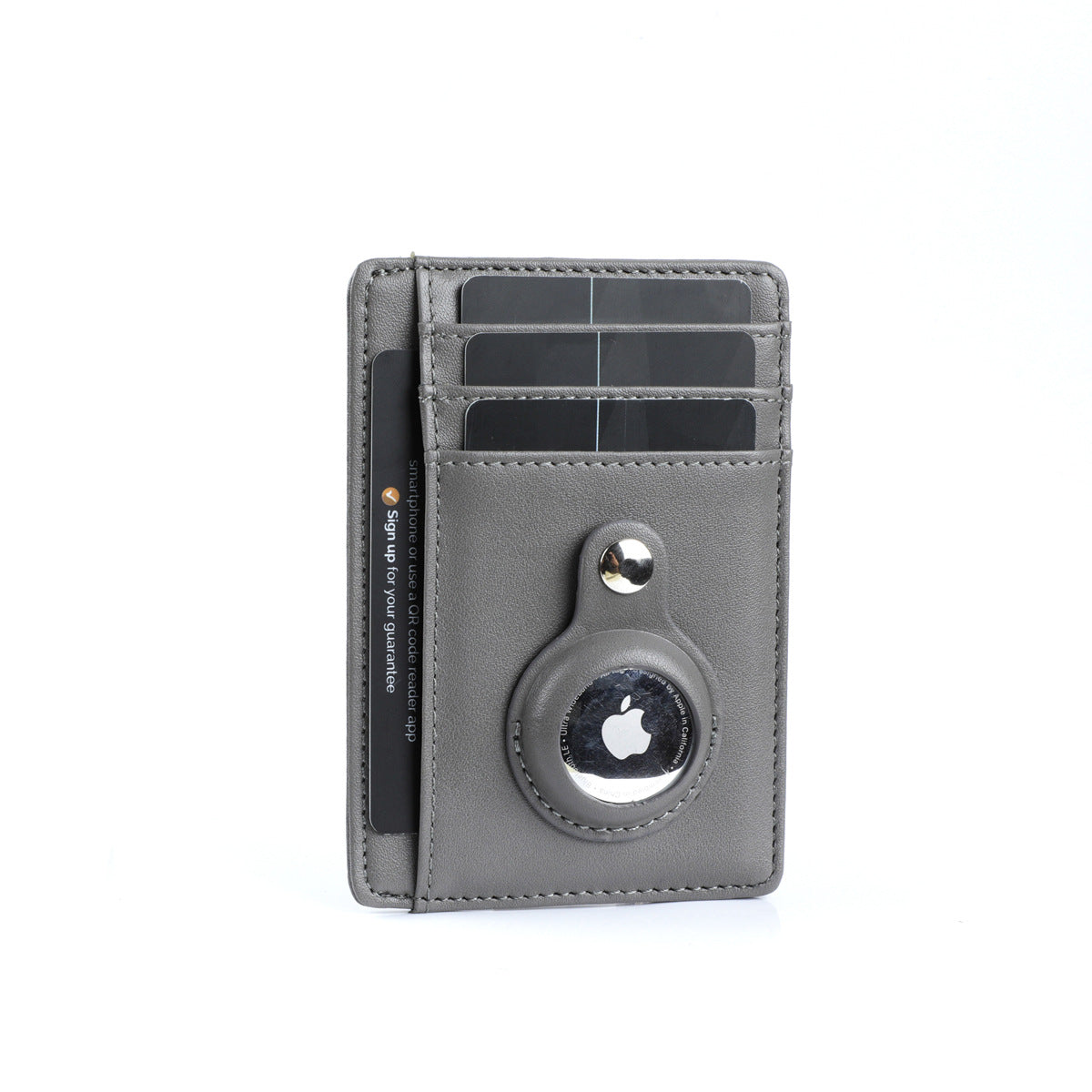 Slim Wallet with Apple AirTag Holder - Never Lose Your Wallet Again