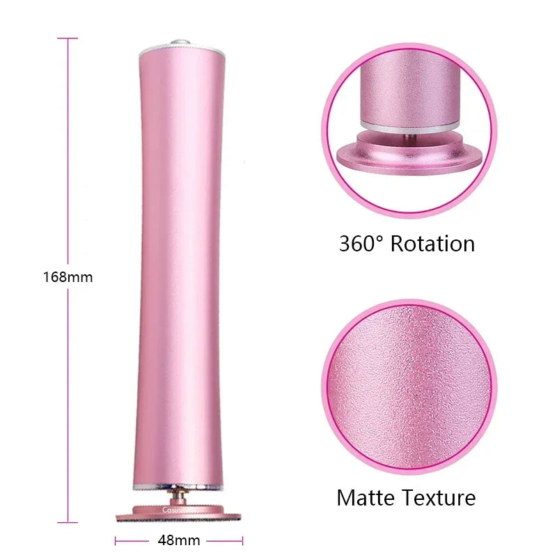 Electric Pedicure Tool - Rechargeable Foot File with 60 Sandpaper Discs