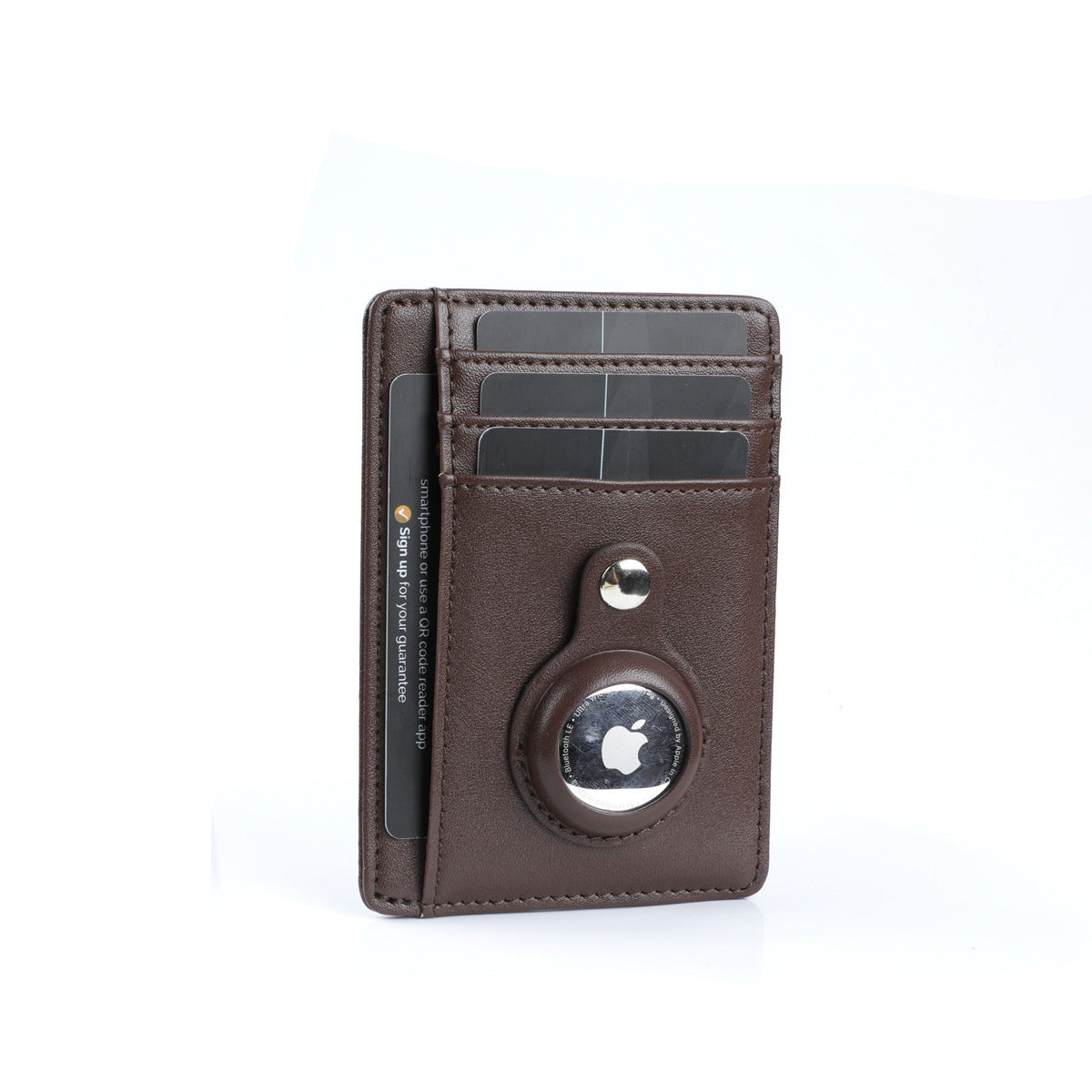 Slim Wallet with Apple AirTag Holder - Never Lose Your Wallet Again