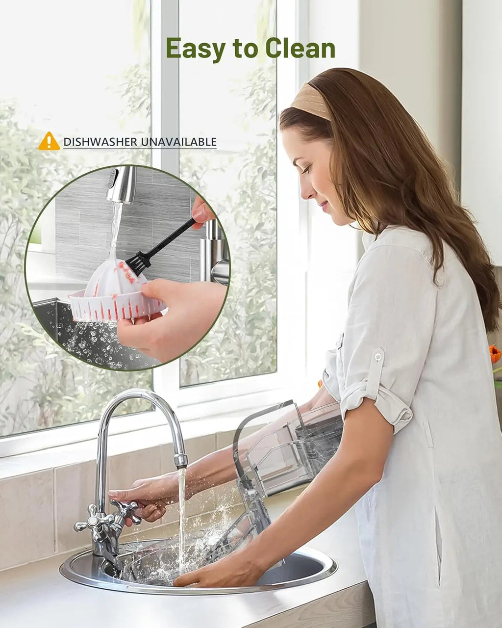 Portable Dual Head Electric Citrus Juicer – Squeeze Two Fruits at Once