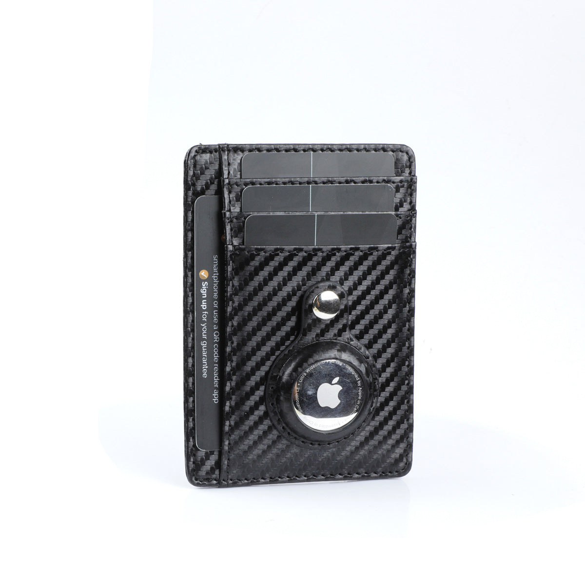 Slim Wallet with Apple AirTag Holder - Never Lose Your Wallet Again