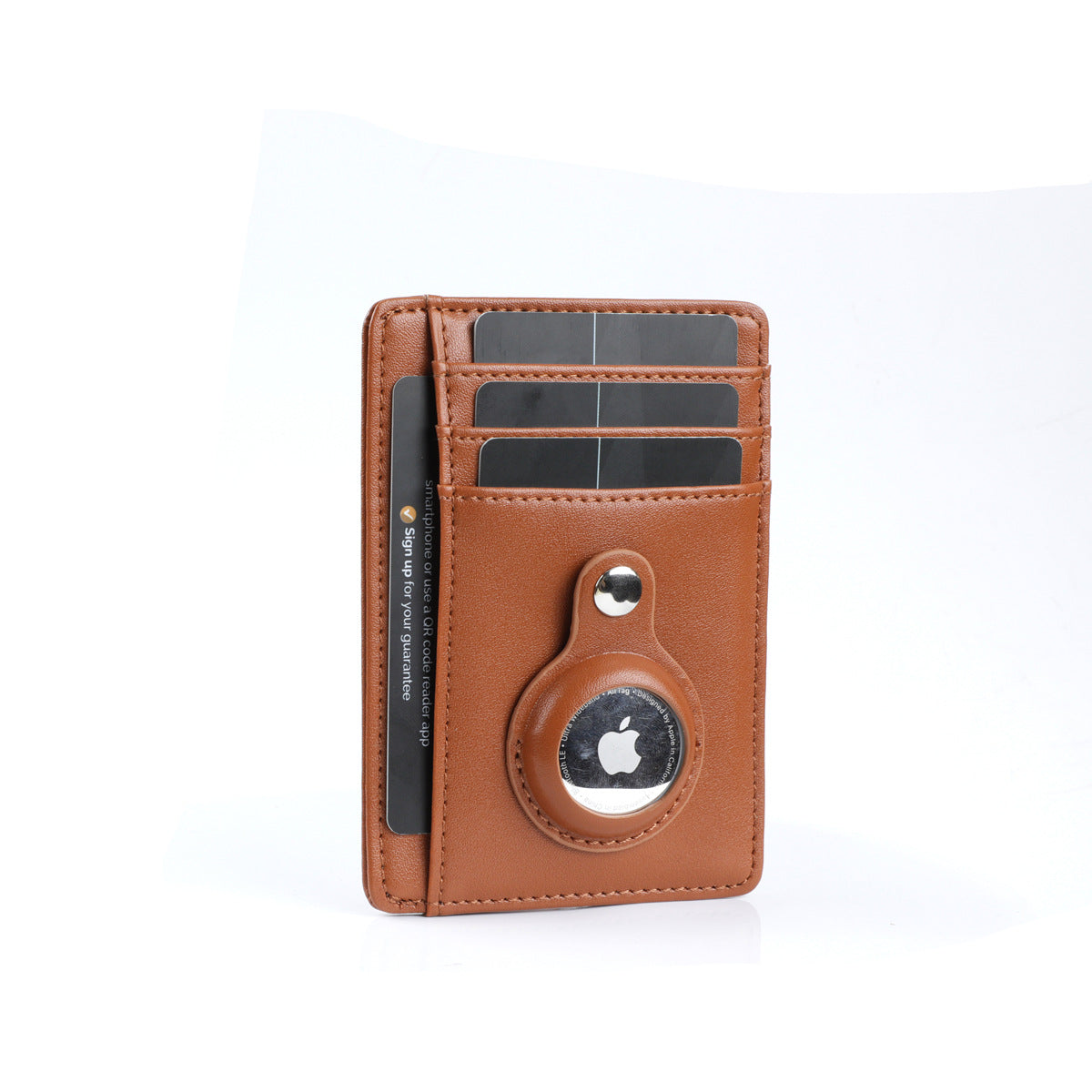 Slim Wallet with Apple AirTag Holder - Never Lose Your Wallet Again
