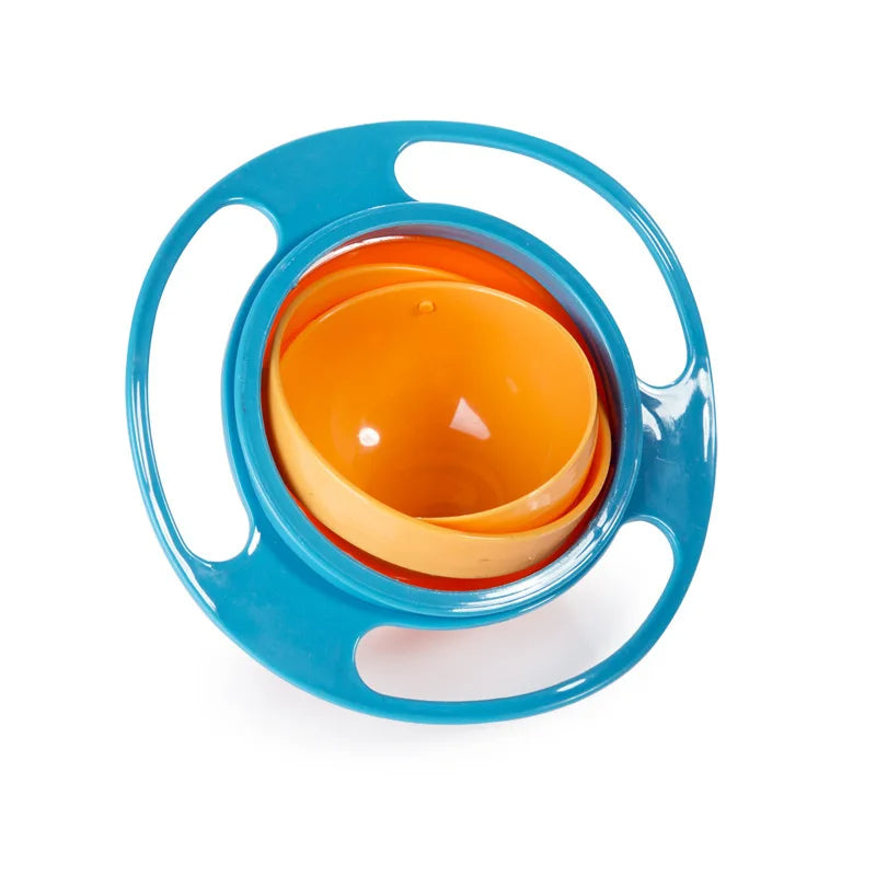 360° Spill-Proof Gyro Bowl for Kids - Universal Self-Feeding Bowl
